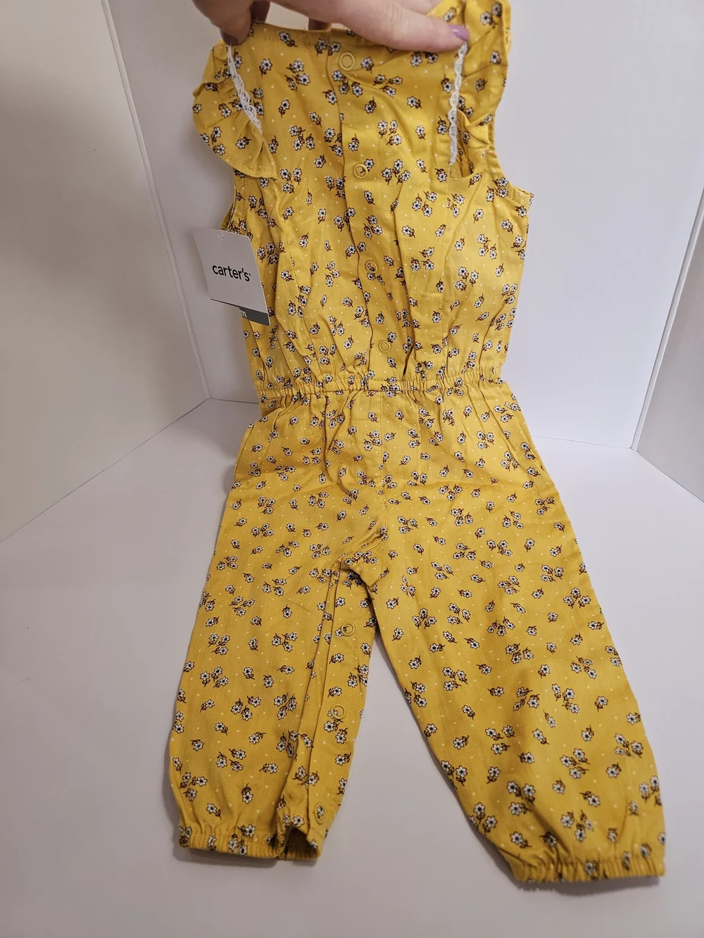 NWT - Baby Girls Summer Onesie & Dresses Lot - Pink, Yellow, White, Black - Picture 9 of 16